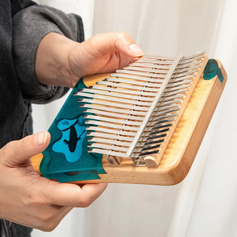 Kalimba 17 21-key Solid Beech Wood Thumb Piano Musical Instrument Ocean Whale Thumb Piano Kalimba Body Musical Instrument Gift
Kalimba 17 21-key Solid Beech Wood Thumb Piano Musical Instrument Ocean Whale Thumb Piano Kalimba Body Musical Instrument Gift