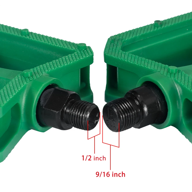Nylon Bicycle Pedals Ultralight Flat Platform Bike Pedals for Mountain Bike 9/16'' 1/2" Cycling Sealed DU Bearing Pedals
Nylon Bicycle Pedals Ultralight Flat Platform Bike Pedals for Mountain Bike 9/16'' 1/2" Cycling Sealed DU Bearing Pedals
