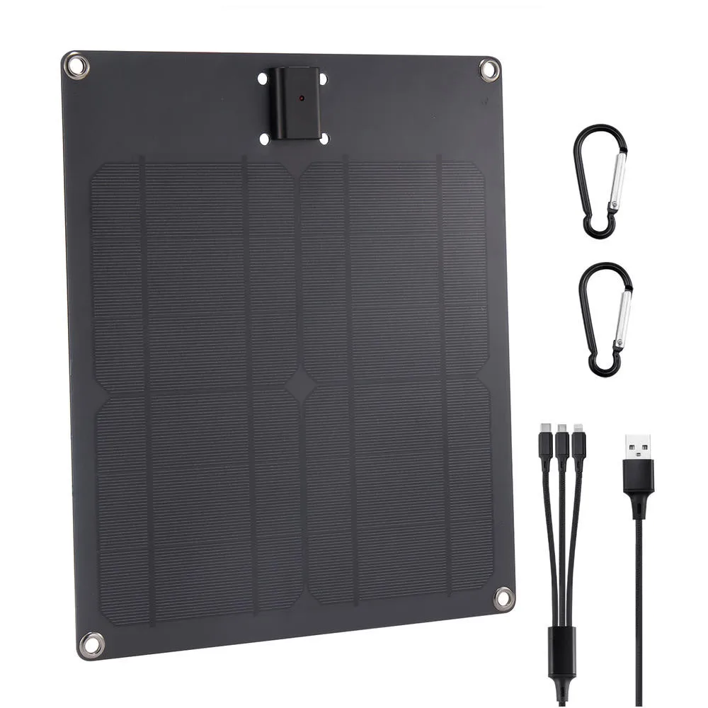 15W 5V Monocrystalline Silicon Outdoor Solar Panel Mobile Phone Power Bank Solar Charger
15W 5V Monocrystalline Silicon Outdoor Solar Panel Mobile Phone Power Bank Solar Charger