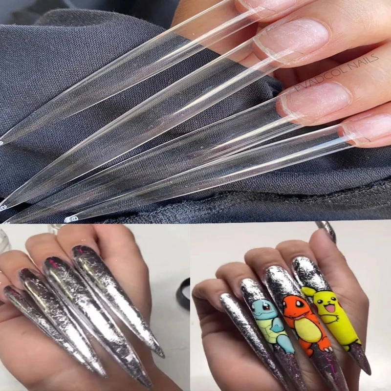12pcs/bag C Curve XXL Extra Long Half Cover Fake Nails Acrylic Salon Supplies
12pcs/bag C Curve XXL Extra Long Half Cover Fake Nails Acrylic Salon Supplies