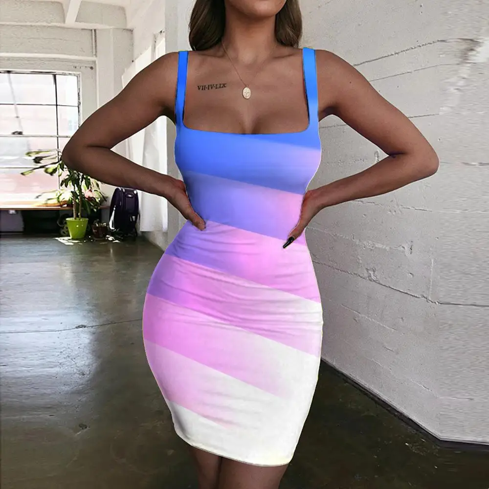 Giyu Colorful Dress Women Gradient 3d Print Abstract Sundress Womens Clothing Mini Evening New Beach Femme
Giyu Colorful Dress Women Gradient 3d Print Abstract Sundress Womens Clothing Mini Evening New Beach Femme