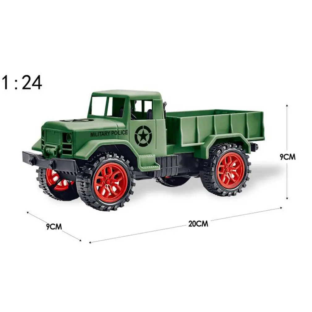 1: 24 2 Channels RC Car Military Truck Remote Control Crawler Kids Vehicle Toys for Children Birthday Gift
1: 24 2 Channels RC Car Military Truck Remote Control Crawler Kids Vehicle Toys for Children Birthday Gift