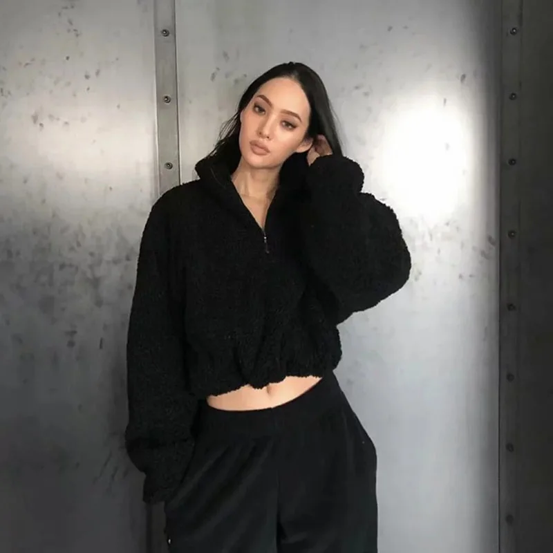 Women Hoodies Pullovers Jumper Sweatershirt Short top Coat Drop Shipping Winter Spring Tops | Женская одежда