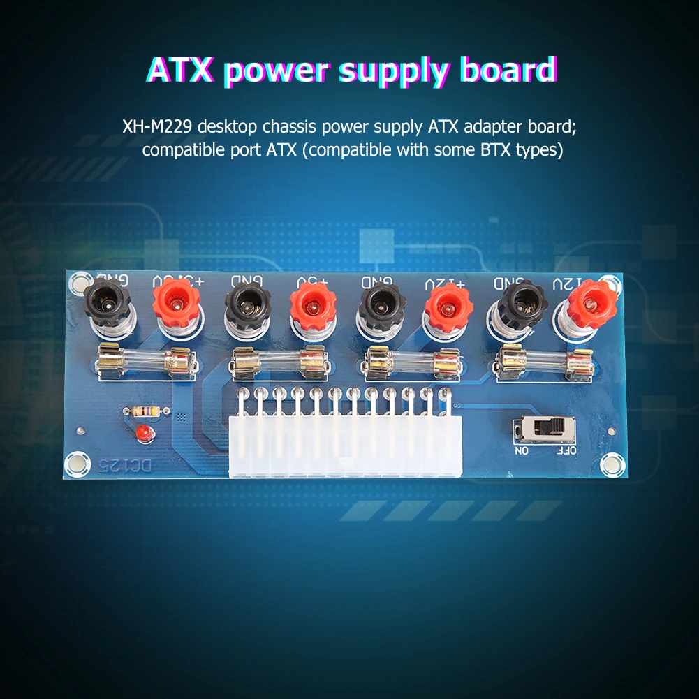 XR-M229 ATX Power Supply Computer Accessories Module Supply Household for Desktop Chassis Power Patch Output Panel
XR-M229 ATX Power Supply Computer Accessories Module Supply Household for Desktop Chassis Power Patch Output Panel