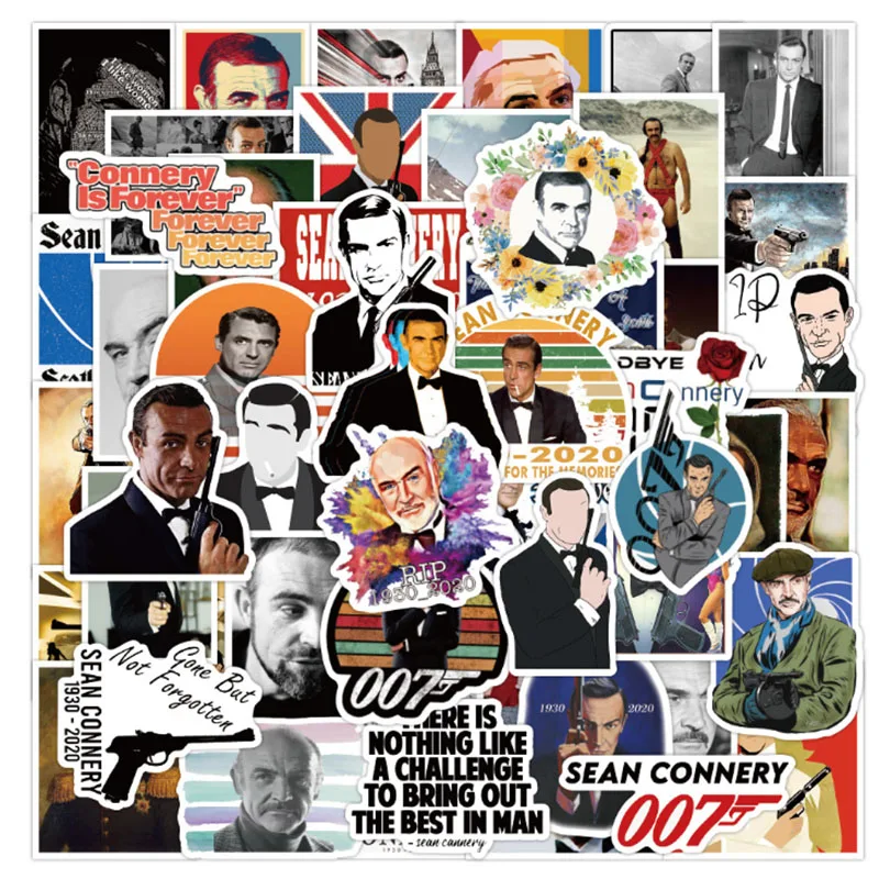 50 pcs Sean Connery Graffiti Waterproof Skateboard Travel Suitcase Phone Laptop Luggage Stickers Cute Kids Girl Toys 
50 pcs Sean Connery Graffiti Waterproof Skateboard Travel Suitcase Phone Laptop Luggage Stickers Cute Kids Girl Toys