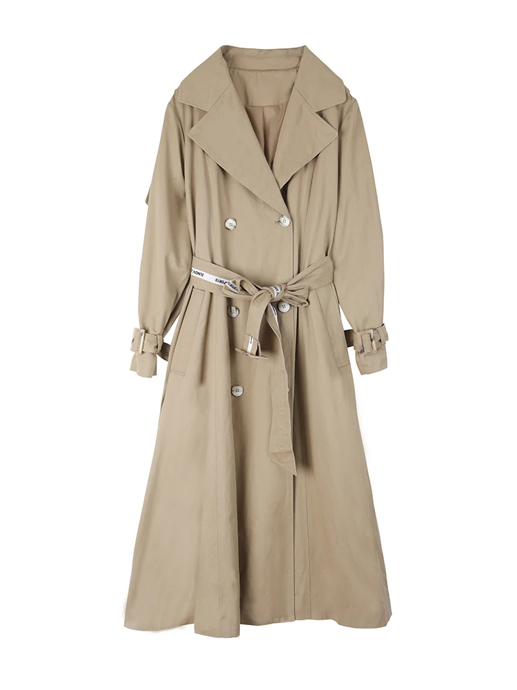 Khaki Over-knee Trench Coat For Women 2020 Autumn New Korean Style Temperament Loose Design Chic Windbreaker Ladies Outwear
Khaki Over-knee Trench Coat For Women 2020 Autumn New Korean Style Temperament Loose Design Chic Windbreaker Ladies Outwear