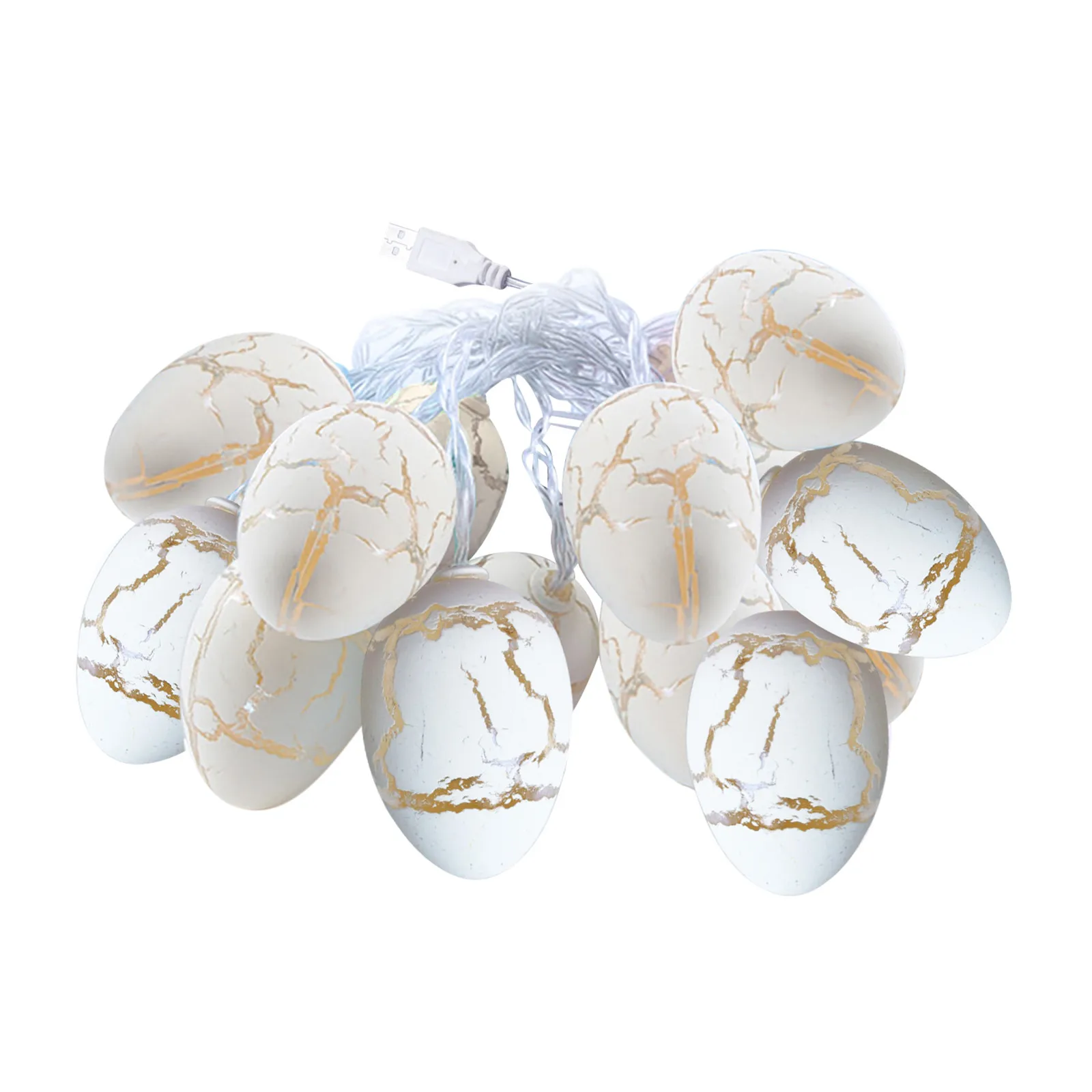10Pcs LED Easter egg decoration 1.5M colorful cracked egg LED string lights Easter decoration family children holiday gifts#45
10Pcs LED Easter egg decoration 1.5M colorful cracked egg LED string lights Easter decoration family children holiday gifts#45