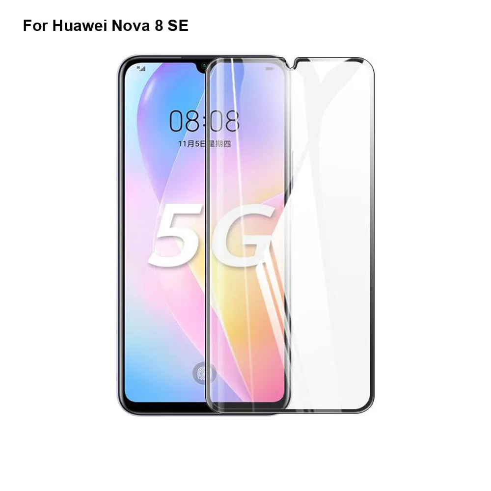 2PCs Ultra-Thin screen protector Tempered Glass For Huawei Nova 8 SE Full Screen protective JSC-AN00 Film Nova8 SE
2PCs Ultra-Thin screen protector Tempered Glass For Huawei Nova 8 SE Full Screen protective JSC-AN00 Film Nova8 SE