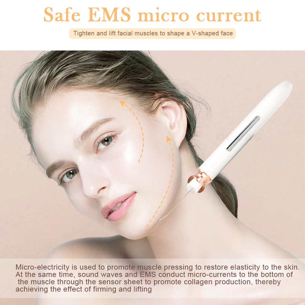 Ultrasonic Skin Scrubber Exfoliating EMS Face Peeling Lift Device Blackhead Removal Facial Spatula Deep Pore Cleaner Skin Care
Ultrasonic Skin Scrubber Exfoliating EMS Face Peeling Lift Device Blackhead Removal Facial Spatula Deep Pore Cleaner Skin Care