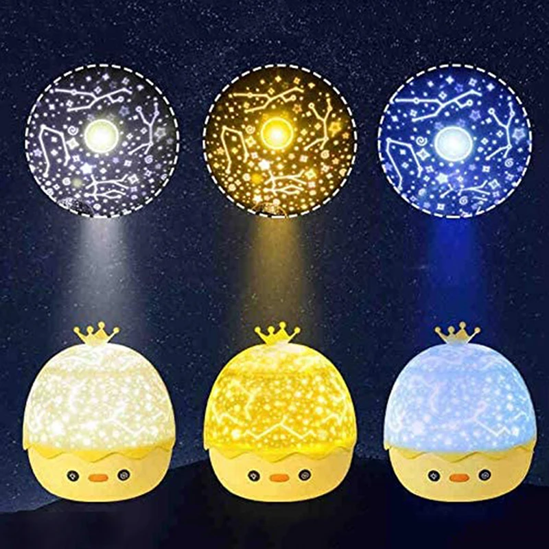 LED Night Light Projector Crown Duck Shape Projection Starry Sky Lamp Creative Gift for Kids Bedroom Home Party Dropshipping X
LED Night Light Projector Crown Duck Shape Projection Starry Sky Lamp Creative Gift for Kids Bedroom Home Party Dropshipping X