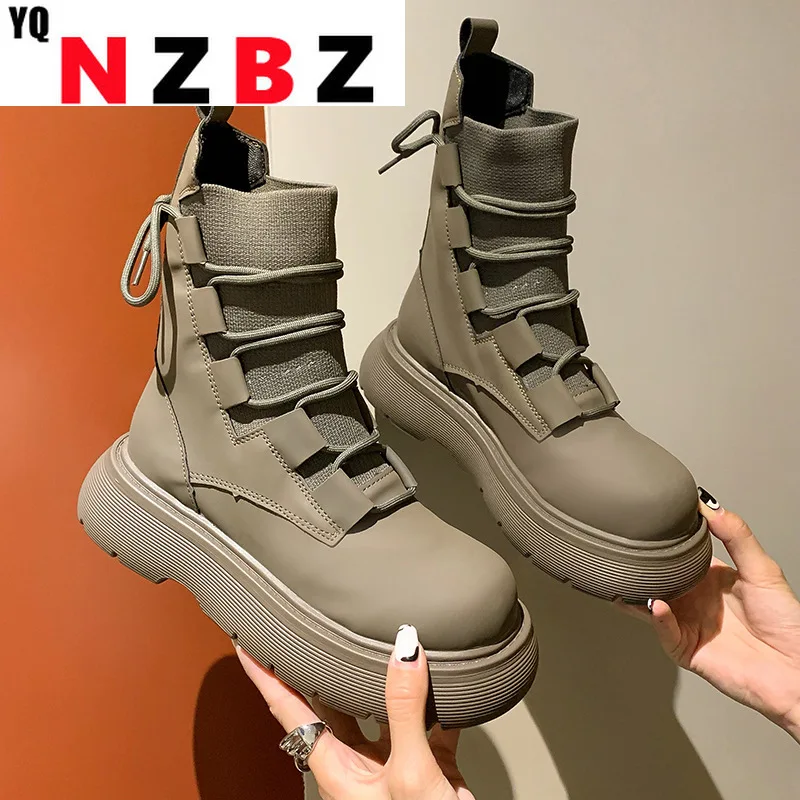Punk Gothic Sock Boots Women 2022 New Retor Lace Up Black White Ankle Boots For Women Designer Ladies PU Leather Platform Boots
Punk Gothic Sock Boots Women 2022 New Retor Lace Up Black White Ankle Boots For Women Designer Ladies PU Leather Platform Boots