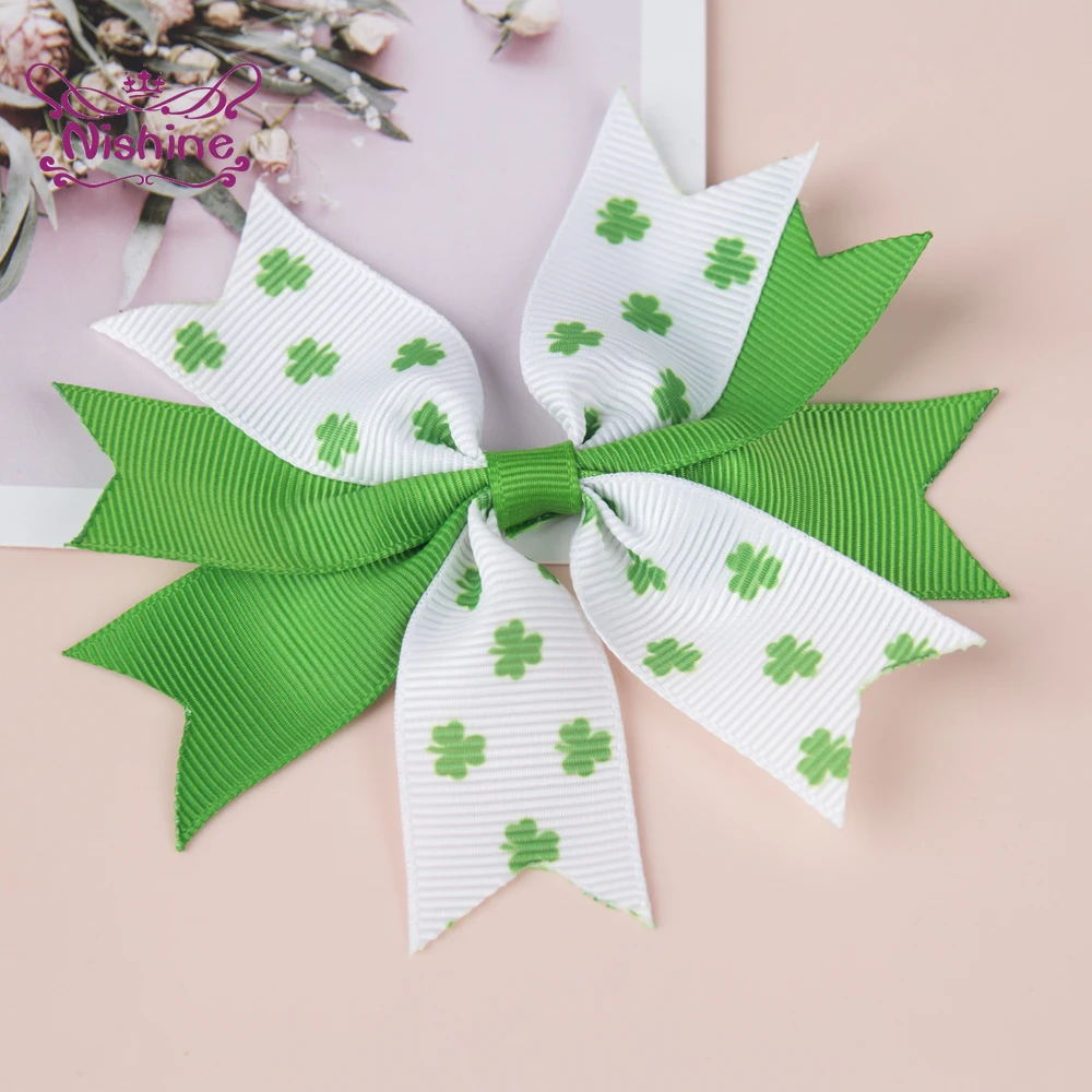 Newborn Infant Four Leaf Clover Bowknot Hair Clips Baby Girls Bows Hairpins Children Headwear Christmas Gifts Party Decoration
Newborn Infant Four Leaf Clover Bowknot Hair Clips Baby Girls Bows Hairpins Children Headwear Christmas Gifts Party Decoration