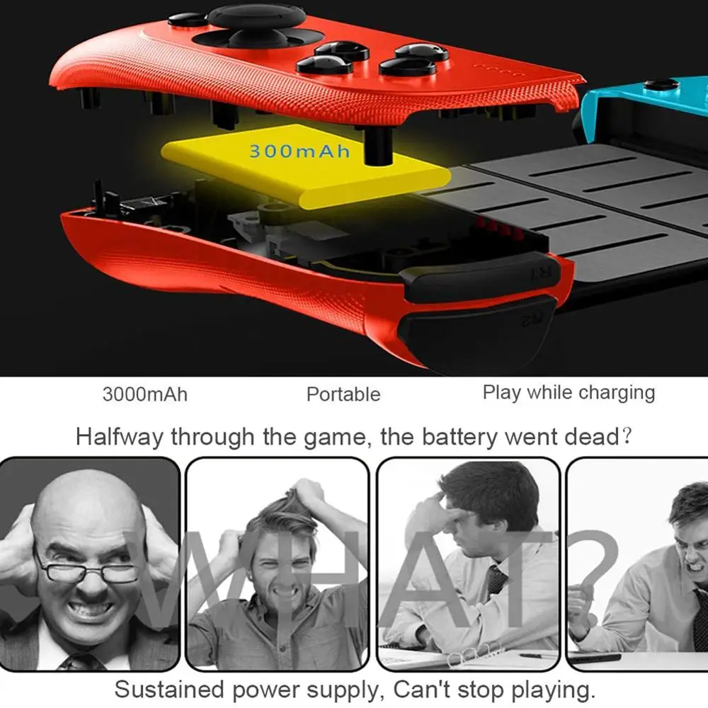 Upgraded Saitake 7007F Wireless Bluetooth Game Controller Telescopic Gamepad Joystick for Samsung Xiaomi Huawei Android Phone PC
Upgraded Saitake 7007F Wireless Bluetooth Game Controller Telescopic Gamepad Joystick for Samsung Xiaomi Huawei Android Phone PC