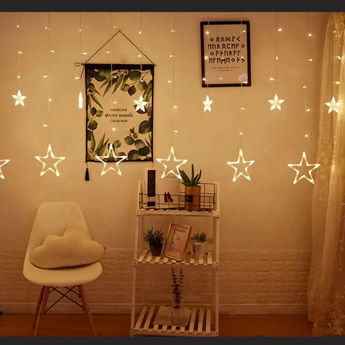 110V/220V Plug 3M LED Moon Star Lamp Fairy Curtain Light Christmas Garland String Lights For Home NEW YEAR Wedding Decoration
110V/220V Plug 3M LED Moon Star Lamp Fairy Curtain Light Christmas Garland String Lights For Home NEW YEAR Wedding Decoration