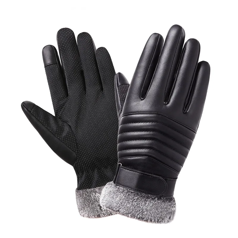 New Winter Warm PU Gloves Touchscreen Anti-Slip Windproof Cycling Sports Winter Warm Glove for Camping Hiking Trial Running
New Winter Warm PU Gloves Touchscreen Anti-Slip Windproof Cycling Sports Winter Warm Glove for Camping Hiking Trial Running