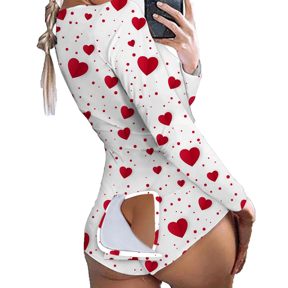 Sexy Women Bodysuit Long Sleeve Bodycon Stretch Leotard Button Short Romper Pajamas Female Jumpsuit Overalls Lingerie For Adult
Sexy Women Bodysuit Long Sleeve Bodycon Stretch Leotard Button Short Romper Pajamas Female Jumpsuit Overalls Lingerie For Adult