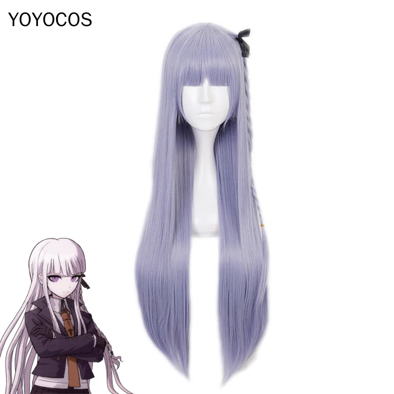 Dangan Ronpa Kirigiri Kyouko Cosplay Wig Danganronpa Long Lilac Hair Includes Ribbon Heat Resistant Synthetic Hair+Hairnet
Dangan Ronpa Kirigiri Kyouko Cosplay Wig Danganronpa Long Lilac Hair Includes Ribbon Heat Resistant Synthetic Hair+Hairnet