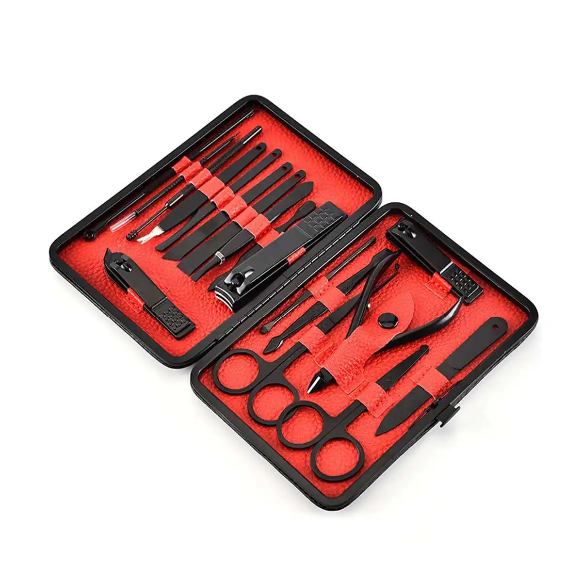 18 Pcs Professional Nail cutter Pedicure Scissors Set Stainless Steel Eagle Hook Portable Manicure Nail Clipper Tool Set
18 Pcs Professional Nail cutter Pedicure Scissors Set Stainless Steel Eagle Hook Portable Manicure Nail Clipper Tool Set