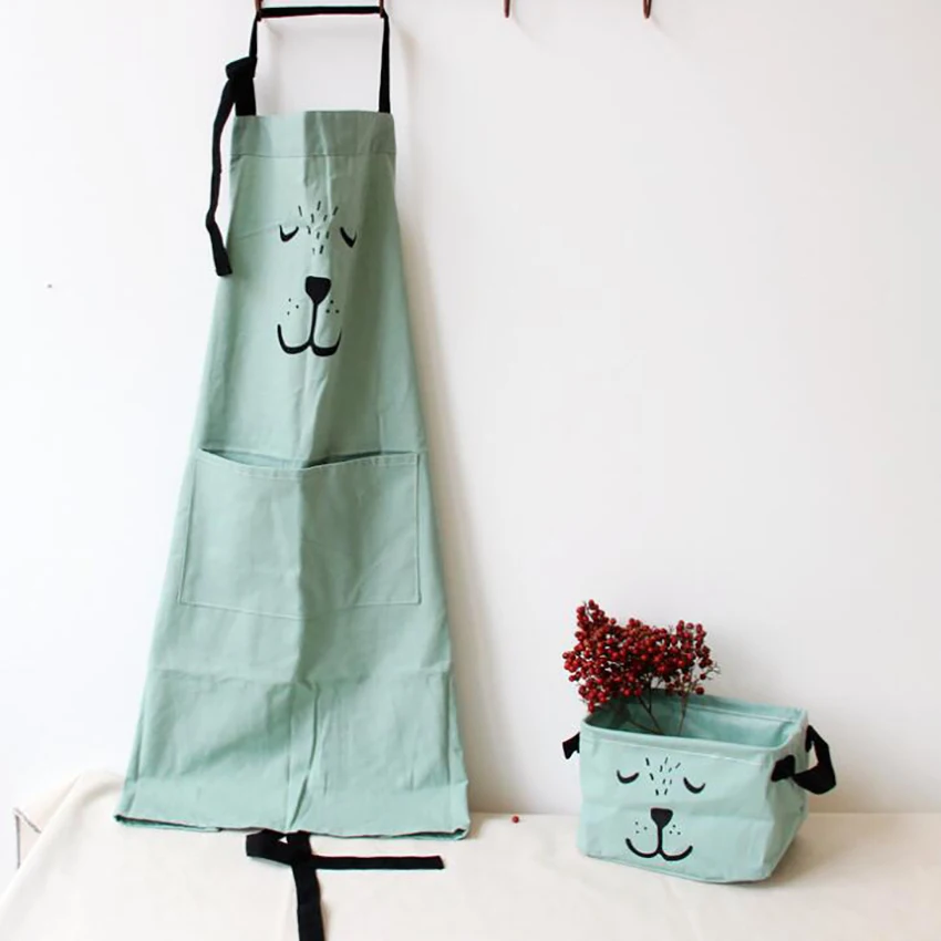 Cartoon Cotton Linen Bib Apron Solid Color Kitchen Cooking Apron with Pocket Clothes Gift for Adult Children Gardening Works
Cartoon Cotton Linen Bib Apron Solid Color Kitchen Cooking Apron with Pocket Clothes Gift for Adult Children Gardening Works