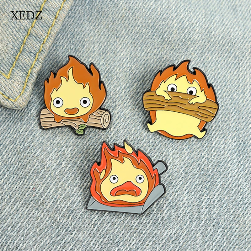 XEDZ Cartoon Flame Three Brothers Match Enamel Pin Wood Fire Shovel Flame Baby Badge Children Backpack Clothing Decoration Gift
XEDZ Cartoon Flame Three Brothers Match Enamel Pin Wood Fire Shovel Flame Baby Badge Children Backpack Clothing Decoration Gift