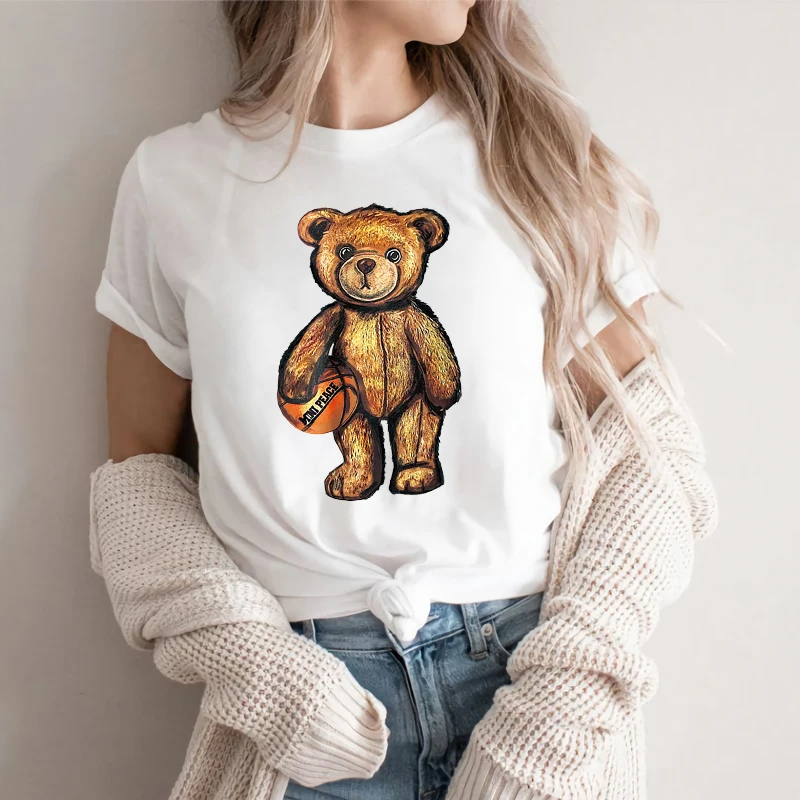 100% Cotton Fashion Sports Basketball Teddy Bear Print Short-Sleeve T-Shirt Round Collar Summer Casual Women Men Clothes S-4XL
100% Cotton Fashion Sports Basketball Teddy Bear Print Short-Sleeve T-Shirt Round Collar Summer Casual Women Men Clothes S-4XL