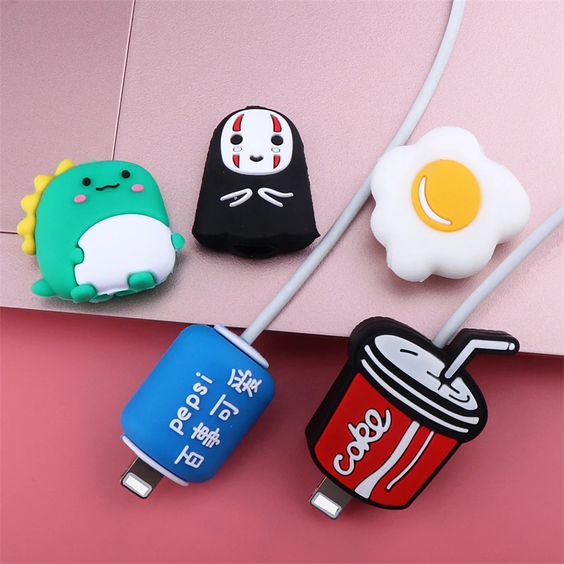 Cute Animal Cable Protector Anti-Break Cartoon Silicone Data Line Cord Protector Organizer Winder For IPhone11 12 USB Wire
Cute Animal Cable Protector Anti-Break Cartoon Silicone Data Line Cord Protector Organizer Winder For IPhone11 12 USB Wire