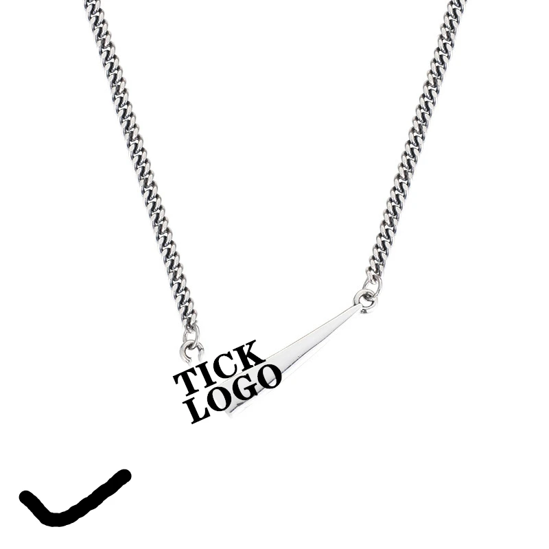 2021 2Pcs Set Tick Stainless Steel Titanium Steel Hip Hop Skateboard Men's Chain Necklace Pendant Choker American Street Jewelry
2021 2Pcs Set Tick Stainless Steel Titanium Steel Hip Hop Skateboard Men's Chain Necklace Pendant Choker American Street Jewelry