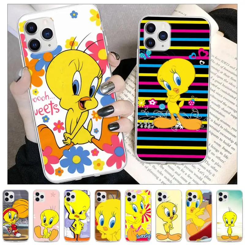Cartoon Tweety Bird Piolin Phone Case For IPhone 13 Mini 12 11 Pro Max Xs X Xr 8 7 Plus Se 2020 Transparent Cover
Cartoon Tweety Bird Piolin Phone Case For IPhone 13 Mini 12 11 Pro Max Xs X Xr 8 7 Plus Se 2020 Transparent Cover