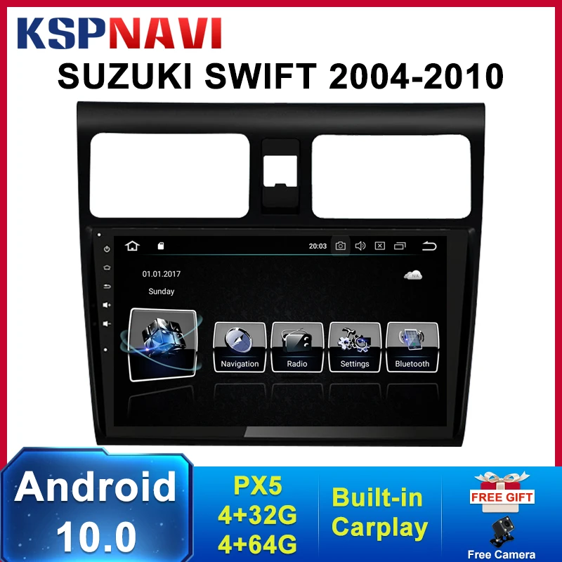 Автомобильный радиоплеер Android для Suzuki Swift 2004-2010 10,1 дюйма, автомобильный мультимедийный GPS-навигатор RAM 4G/ 64 R0M Bluetooth Carplay
Автомобильный радиоплеер Android для Suzuki Swift 2004-2010 10,1 дюйма, автомобильный мультимедийный GPS-навигатор RAM 4G/ 64 R0M Bluetooth Carplay