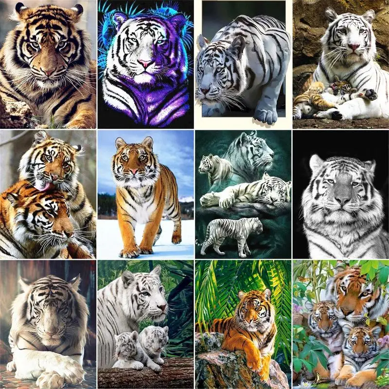 GATYZTORY Diamond Embroidery 5D DIY Diamond Painting Tiger Full Square/Round Drill Mosaic Painting Cross Stitch Decoration
GATYZTORY Diamond Embroidery 5D DIY Diamond Painting Tiger Full Square/Round Drill Mosaic Painting Cross Stitch Decoration