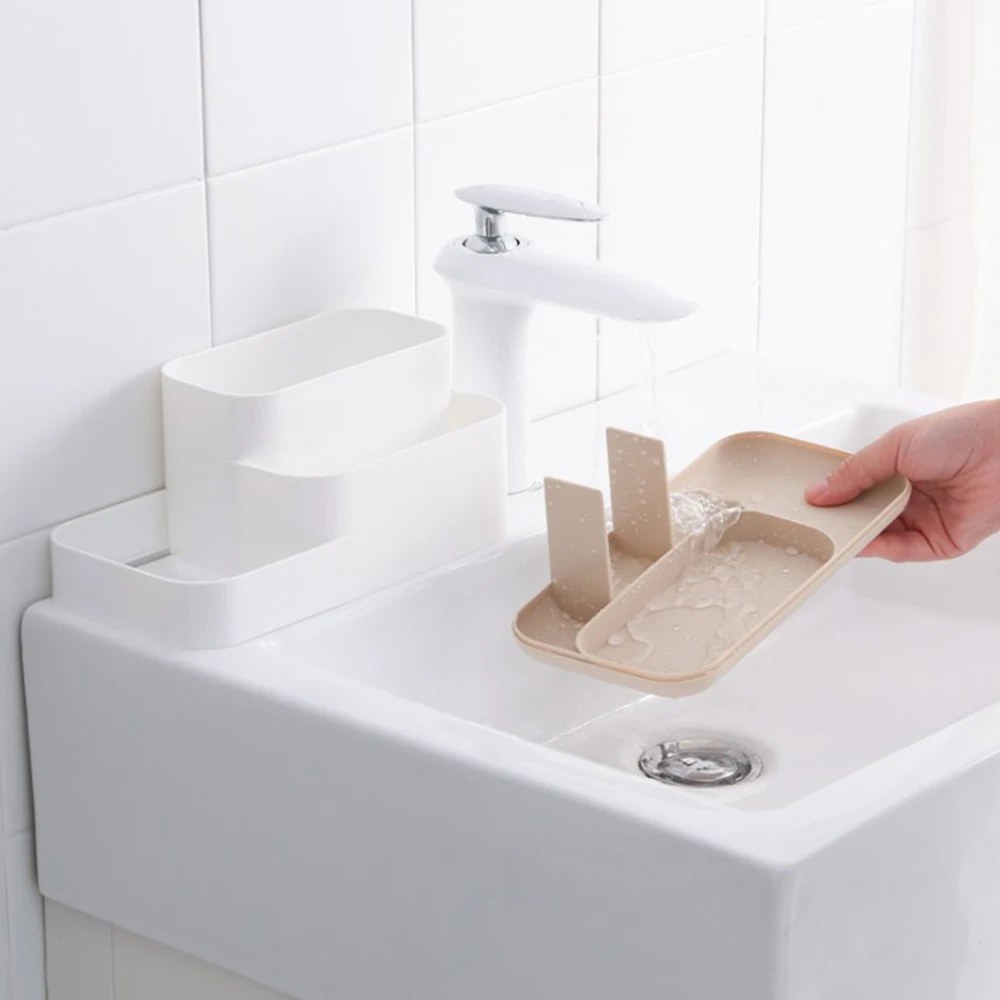 Desktop Grid Cosmetics Makeup Container Bathroom Organizer Office Storage Box 
Desktop Grid Cosmetics Makeup Container Bathroom Organizer Office Storage Box
