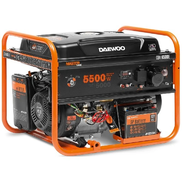 Электрический генератор и электростанция Daewoo Power Products GDA 6500 E|Дизельные