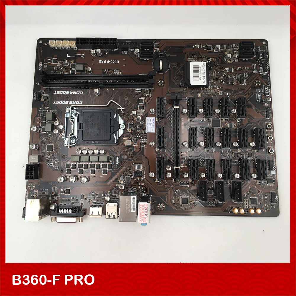 Dedicated Motherboard For Msi B360-F PRO 18*Pcle B360 1151 32GB ATX Perfect Test, Good Quality
Dedicated Motherboard For Msi B360-F PRO 18*Pcle B360 1151 32GB ATX Perfect Test, Good Quality