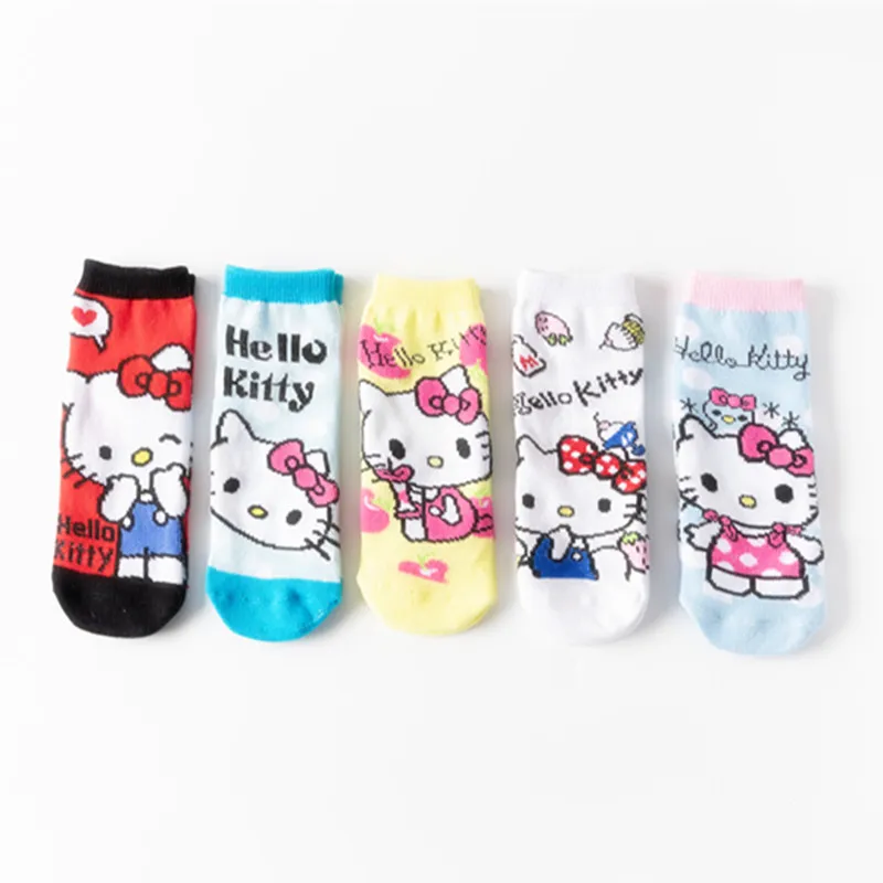 Lovely Kawaii KT Cat Cartoon Ship Socks Female Leisure Lovely Straight Short Tube Socks Parent-child Gift to Family
Lovely Kawaii KT Cat Cartoon Ship Socks Female Leisure Lovely Straight Short Tube Socks Parent-child Gift to Family