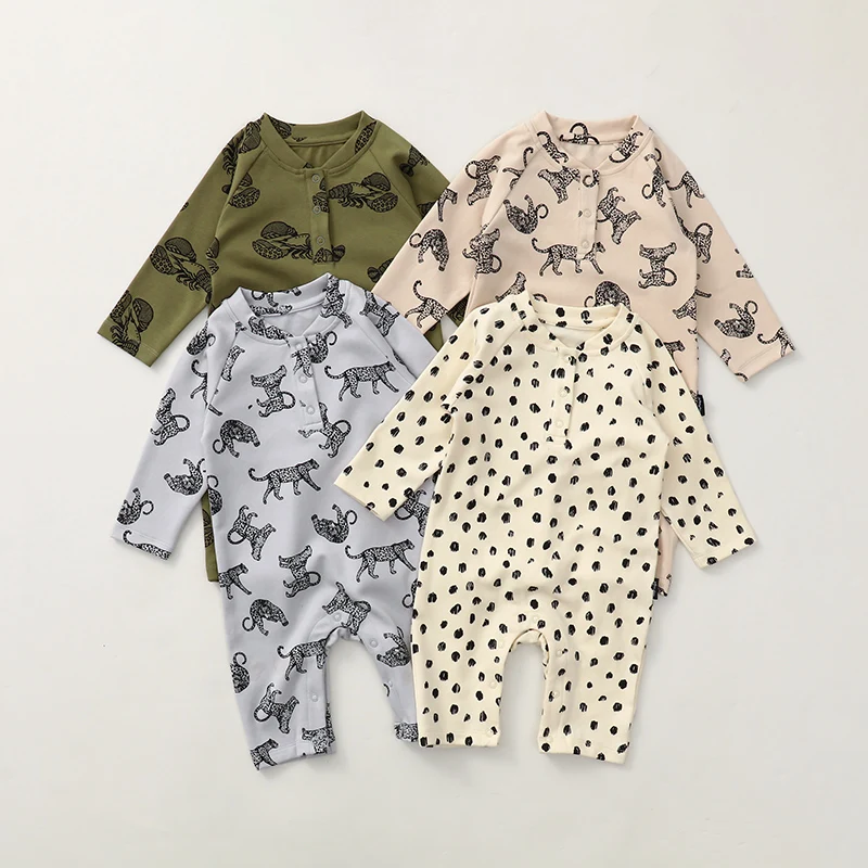 One-piece Cotton Baby Clothes Newborn Baby Clothes Printing Baby Jumpsuit Long Sleeve Boys and Girls' Autumn Warm Romper
One-piece Cotton Baby Clothes Newborn Baby Clothes Printing Baby Jumpsuit Long Sleeve Boys and Girls' Autumn Warm Romper