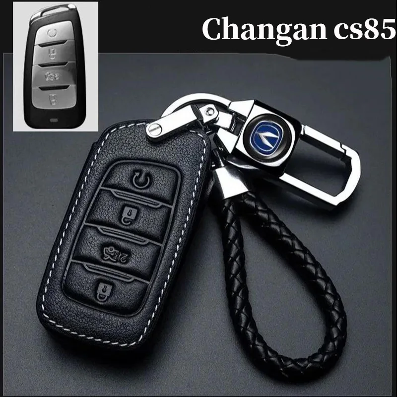 Brand New Leather Car Key Case Key Chain Remote Key Cover For Changan CS85 2019 2020 2021 2022 Auto accessories
Brand New Leather Car Key Case Key Chain Remote Key Cover For Changan CS85 2019 2020 2021 2022 Auto accessories