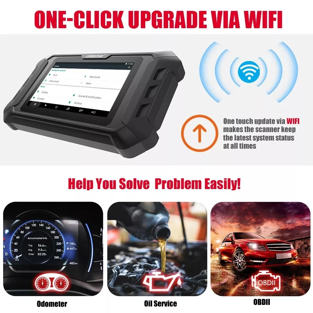 OBDSTAR ODOMaster Full for Odometer Adjustment/Oil Reset/OBDII Functions Update Version of X300M Get BMT-80 For Free
OBDSTAR ODOMaster Full for Odometer Adjustment/Oil Reset/OBDII Functions Update Version of X300M Get BMT-80 For Free