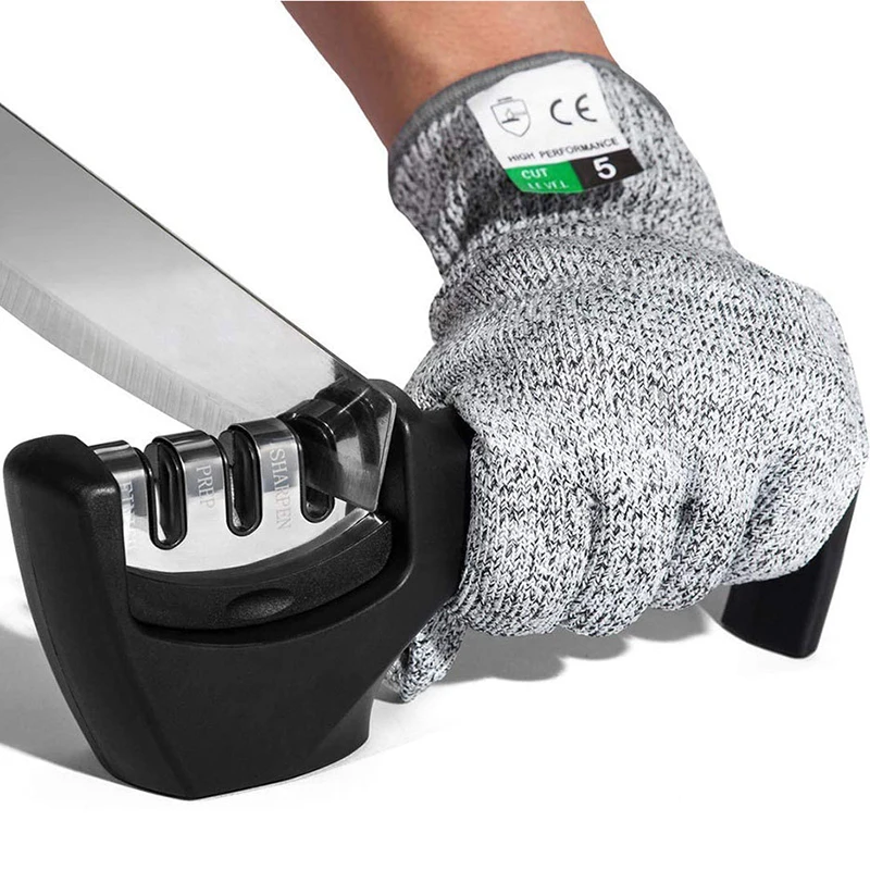 Knife Sharpener 3 Stages Professional Whetstone Kitchen Sharpening Stone Tungsten Diamond Ceramic Grinder Chef Accessories Tool
Knife Sharpener 3 Stages Professional Whetstone Kitchen Sharpening Stone Tungsten Diamond Ceramic Grinder Chef Accessories Tool