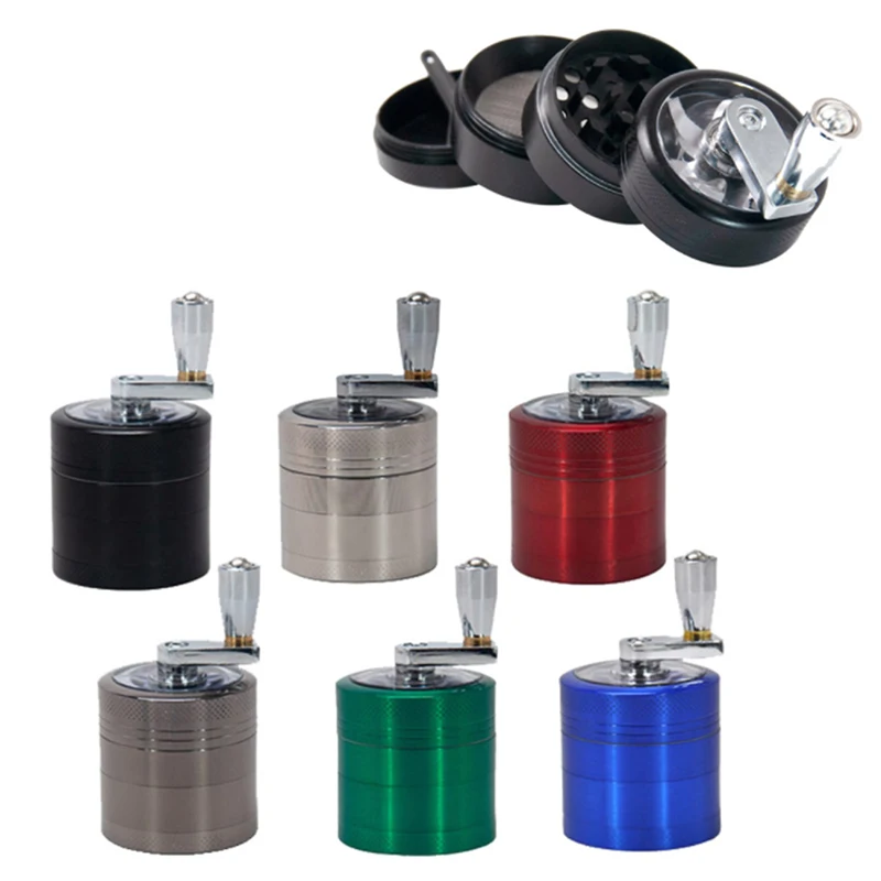 1PC 4-layer Hand Herb Grinder Tobacco Grinder Manual Aluminum Herbal Herb Mill Spice Crusher Smoke Grinder Crusher
1PC 4-layer Hand Herb Grinder Tobacco Grinder Manual Aluminum Herbal Herb Mill Spice Crusher Smoke Grinder Crusher