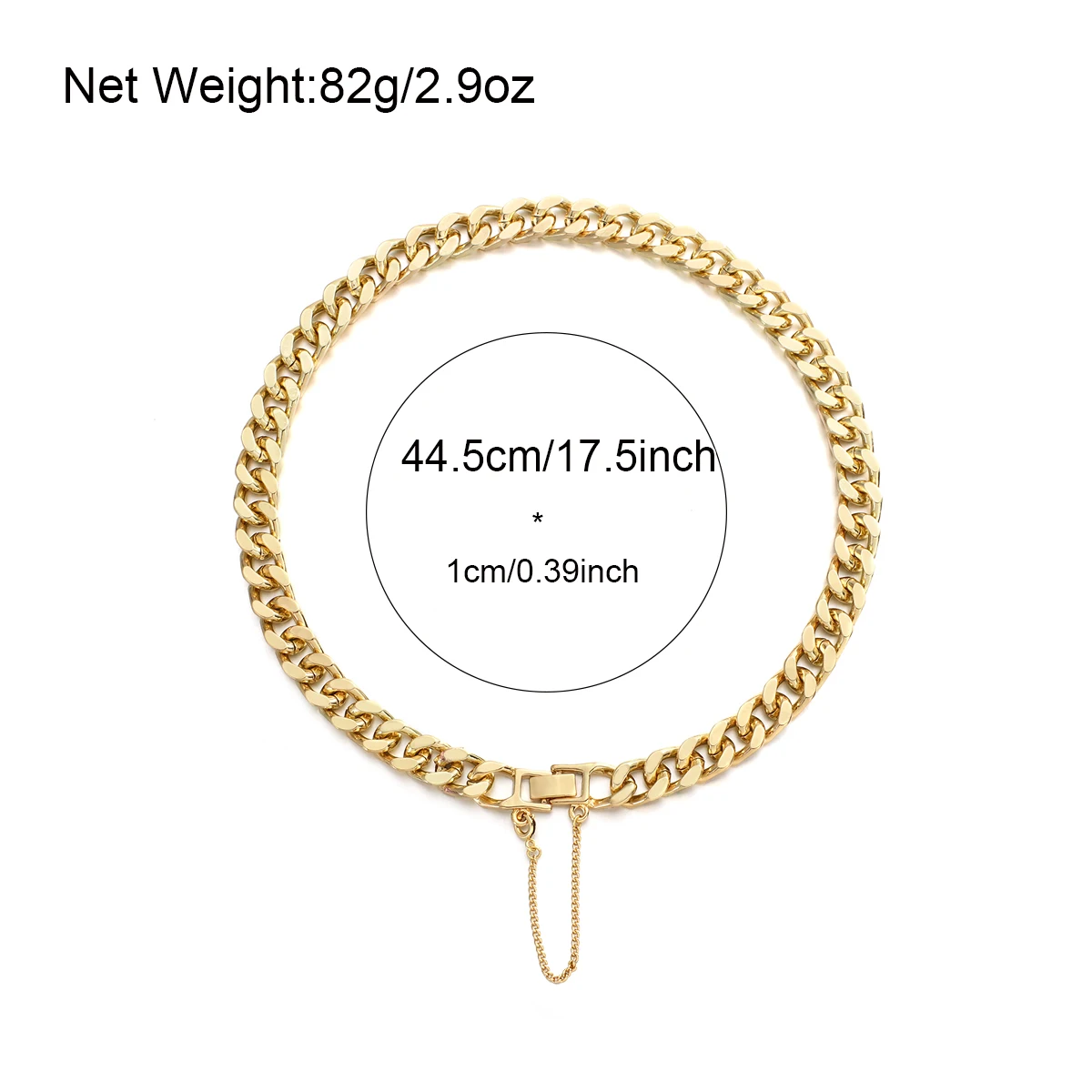 Amorcome Hip Hop Curb Cuban Link Chain Choker Necklace for Women Men Punk Thick Clavicle Neck Chains Collar Mujer Jewelry Gift
Amorcome Hip Hop Curb Cuban Link Chain Choker Necklace for Women Men Punk Thick Clavicle Neck Chains Collar Mujer Jewelry Gift