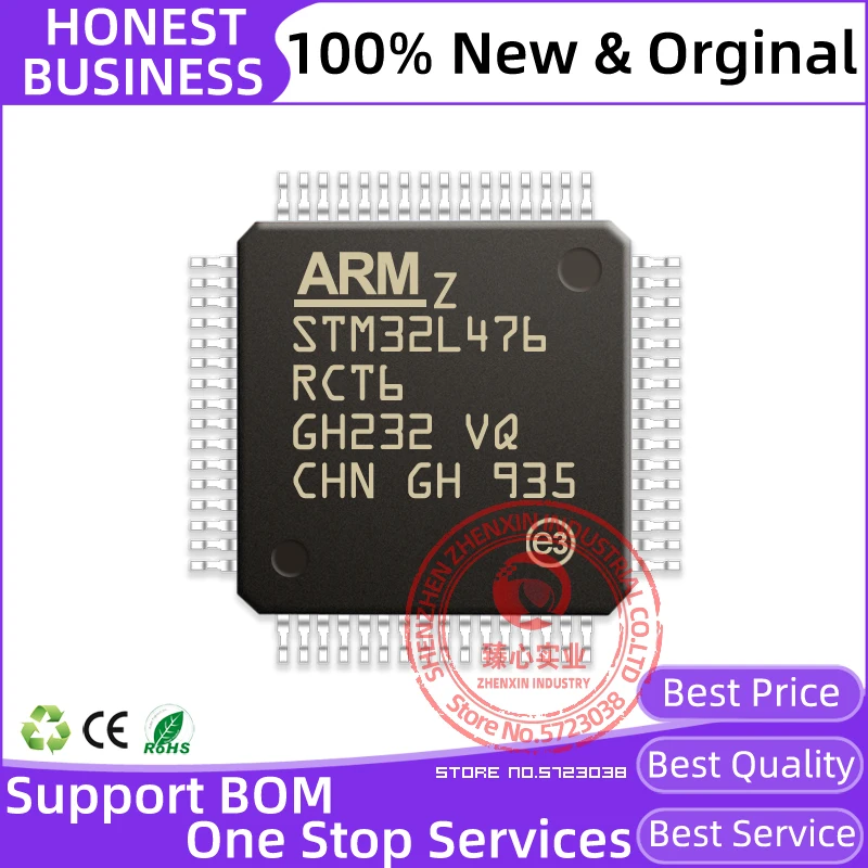 1pcs/lot 100% New original STM32L476RCT6 STM32L476RET6 STM32L476RGT6 Microcontroller Chip
1pcs/lot 100% New original STM32L476RCT6 STM32L476RET6 STM32L476RGT6 Microcontroller Chip
