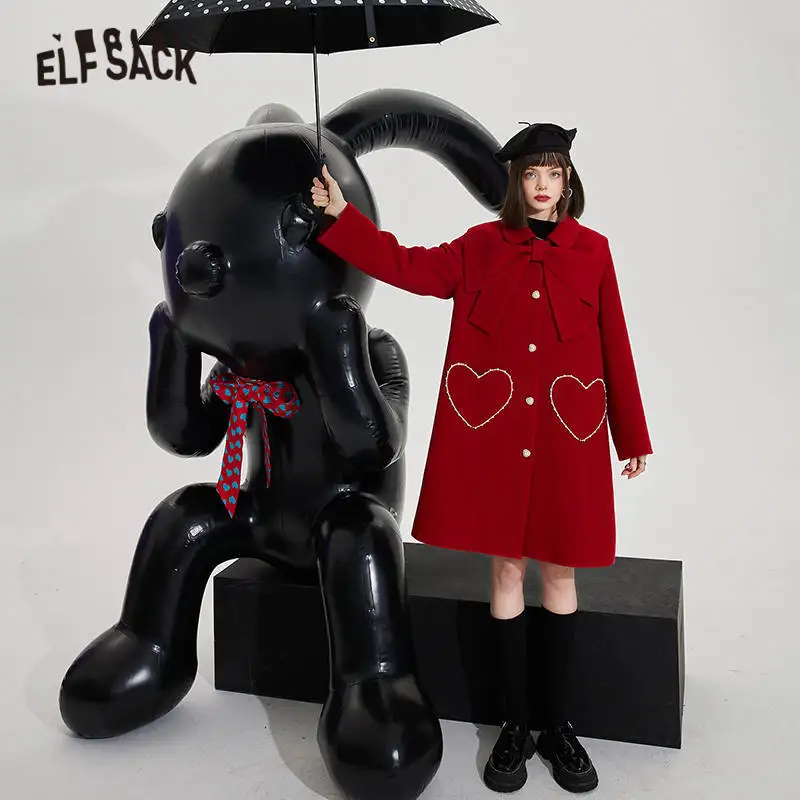 Женское шерстяное пальто ELFSACK, однотонное однобортное повседневное пальто с длинным рукавом в Корейском стиле, повседневная верхняя одежда...
Женское шерстяное пальто ELFSACK, однотонное однобортное повседневное пальто с длинным рукавом в Корейском стиле, повседневная верхняя одежда...