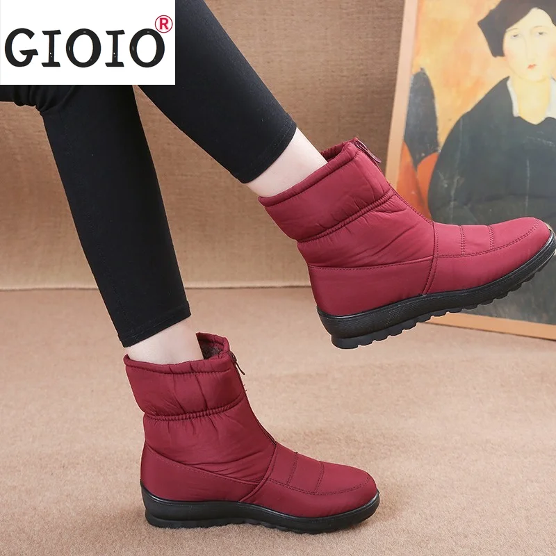 Winter Snow Boots Short plush Women Boots Warm Plush Ankle Boots for Women Winter Boots Female Wedge Heel Woman Booties Big Size
Winter Snow Boots Short plush Women Boots Warm Plush Ankle Boots for Women Winter Boots Female Wedge Heel Woman Booties Big Size