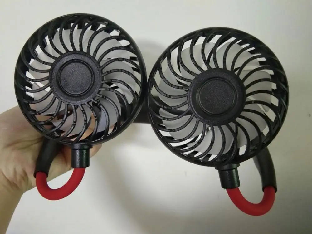 USB Portable Cold Fan Hanging Rechargeable Hands Free Neck Fan Adjustable Neck Dual Fan Mini Sports Fan
USB Portable Cold Fan Hanging Rechargeable Hands Free Neck Fan Adjustable Neck Dual Fan Mini Sports Fan