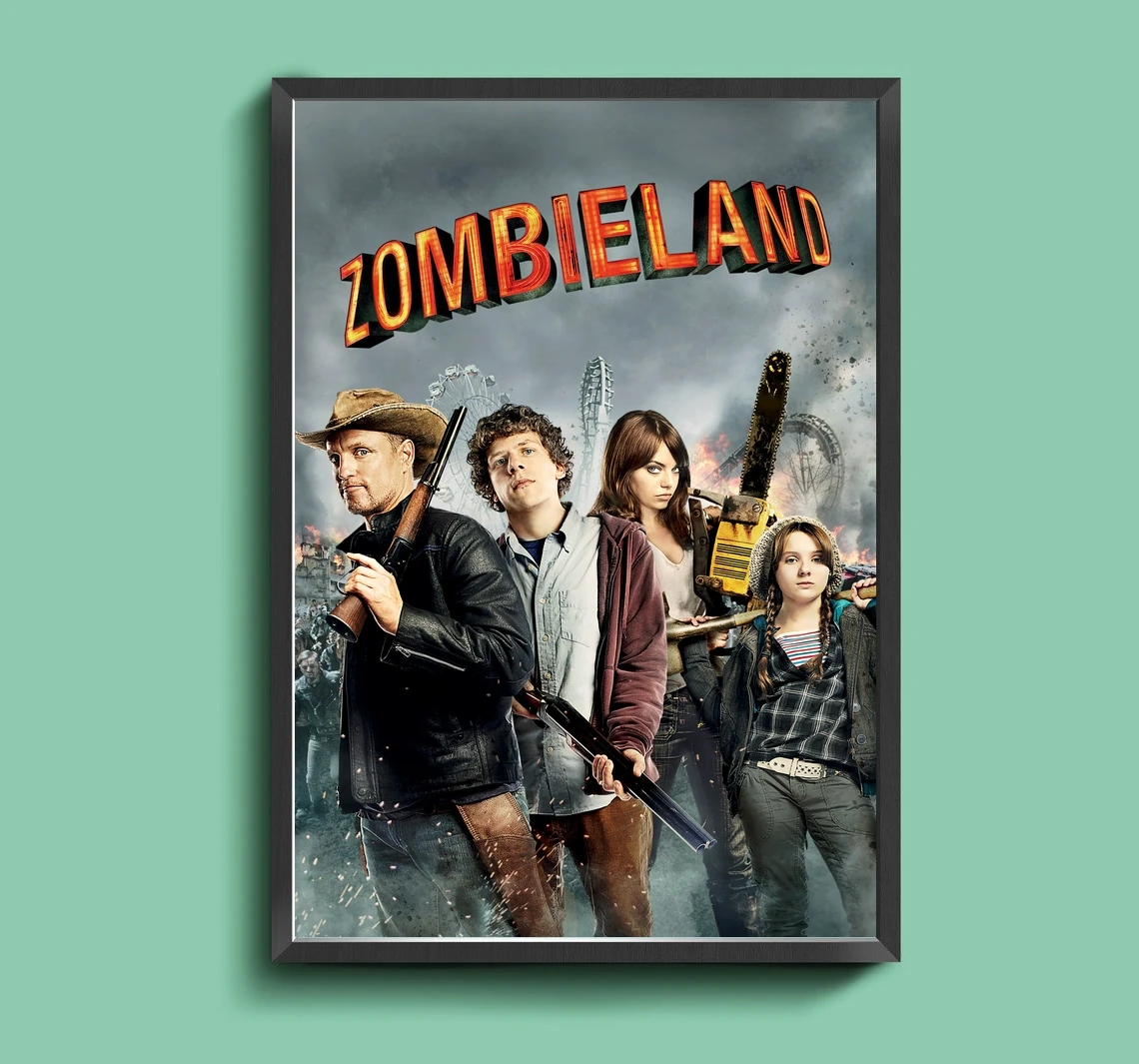 Zombieland Movie Poster Home Wall Painting Decoration Classic Movie Canvas Poster (No Frame)
Zombieland Movie Poster Home Wall Painting Decoration Classic Movie Canvas Poster (No Frame)