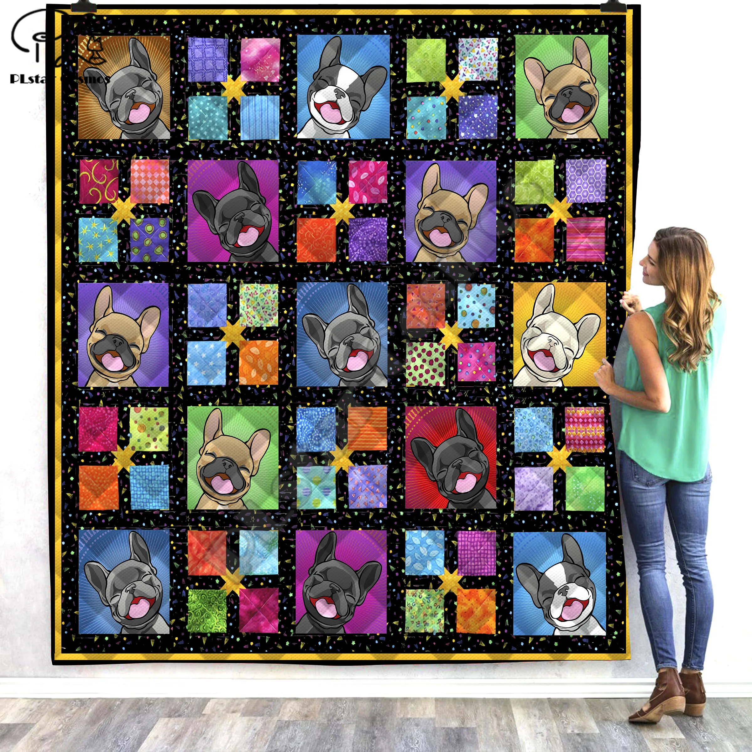 Pet Puppy Cute Dog 3D Quilt Blanket For Kids Adults Bedding Throw Soft Warm Thin Office Blanket With Cotton Quilt style-13
Pet Puppy Cute Dog 3D Quilt Blanket For Kids Adults Bedding Throw Soft Warm Thin Office Blanket With Cotton Quilt style-13