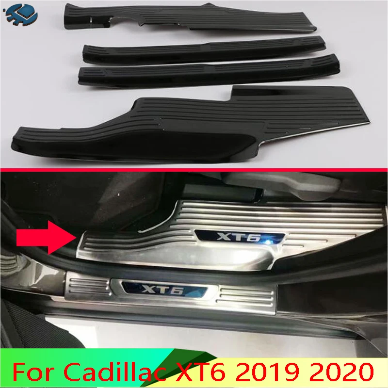 For Cadillac XT6 2019 2020 Stainless Steel Inner Inside Door Sill Panel Scuff Plate Kick Step Trim Cover Protector
For Cadillac XT6 2019 2020 Stainless Steel Inner Inside Door Sill Panel Scuff Plate Kick Step Trim Cover Protector
