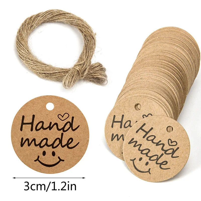 100 Pcs Kraft Paper Packaging Hang Tags for Wedding Party Handmade Gift Decoration Packaging Hang Paper Candy Boxes Price Tags
100 Pcs Kraft Paper Packaging Hang Tags for Wedding Party Handmade Gift Decoration Packaging Hang Paper Candy Boxes Price Tags