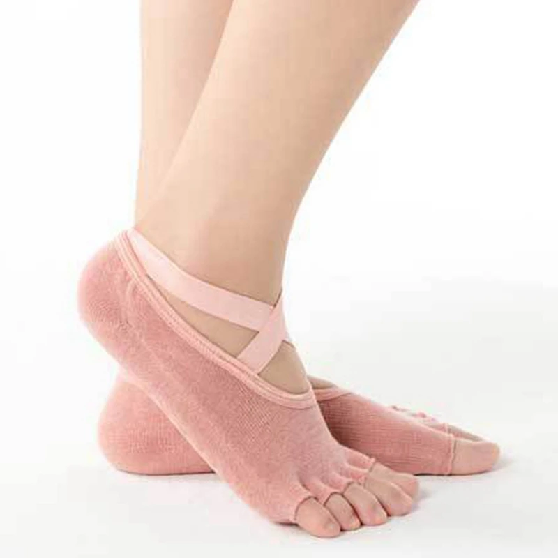 Women Yoga Socks Non-Slip Grips & Straps, Bandage Cotton Sock, Ideal for Pilates Pure Barre Ballet Dance Barefoot Workout
Women Yoga Socks Non-Slip Grips & Straps, Bandage Cotton Sock, Ideal for Pilates Pure Barre Ballet Dance Barefoot Workout