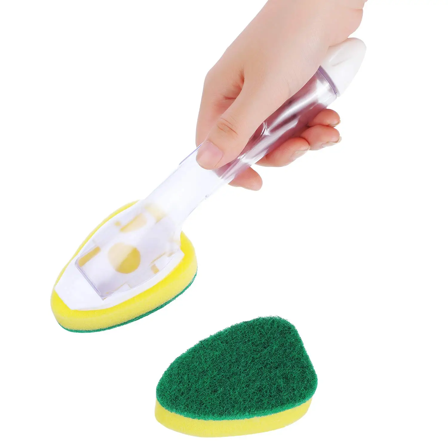 Dish Wand Refills Replacement Sponge Heads Scouring Scrubber Pads Heavy Duty Dish Wand Sponge for Kitchen Sink Cleanin
Dish Wand Refills Replacement Sponge Heads Scouring Scrubber Pads Heavy Duty Dish Wand Sponge for Kitchen Sink Cleanin